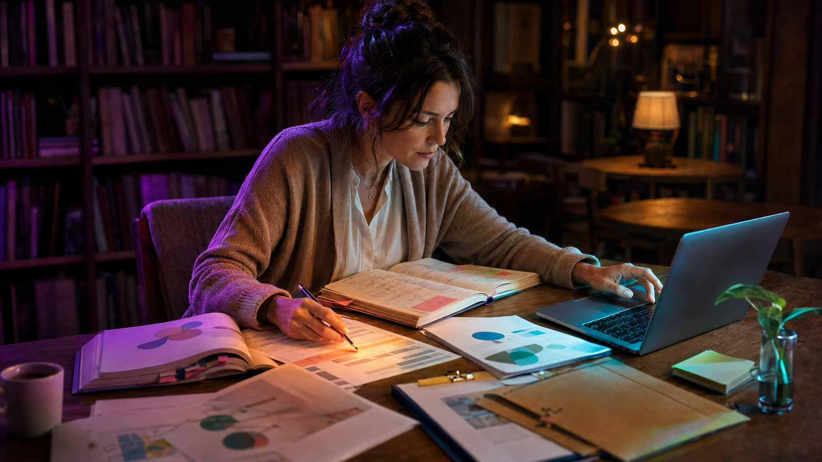 Ressources reliées dans une bibliothèque cosmique