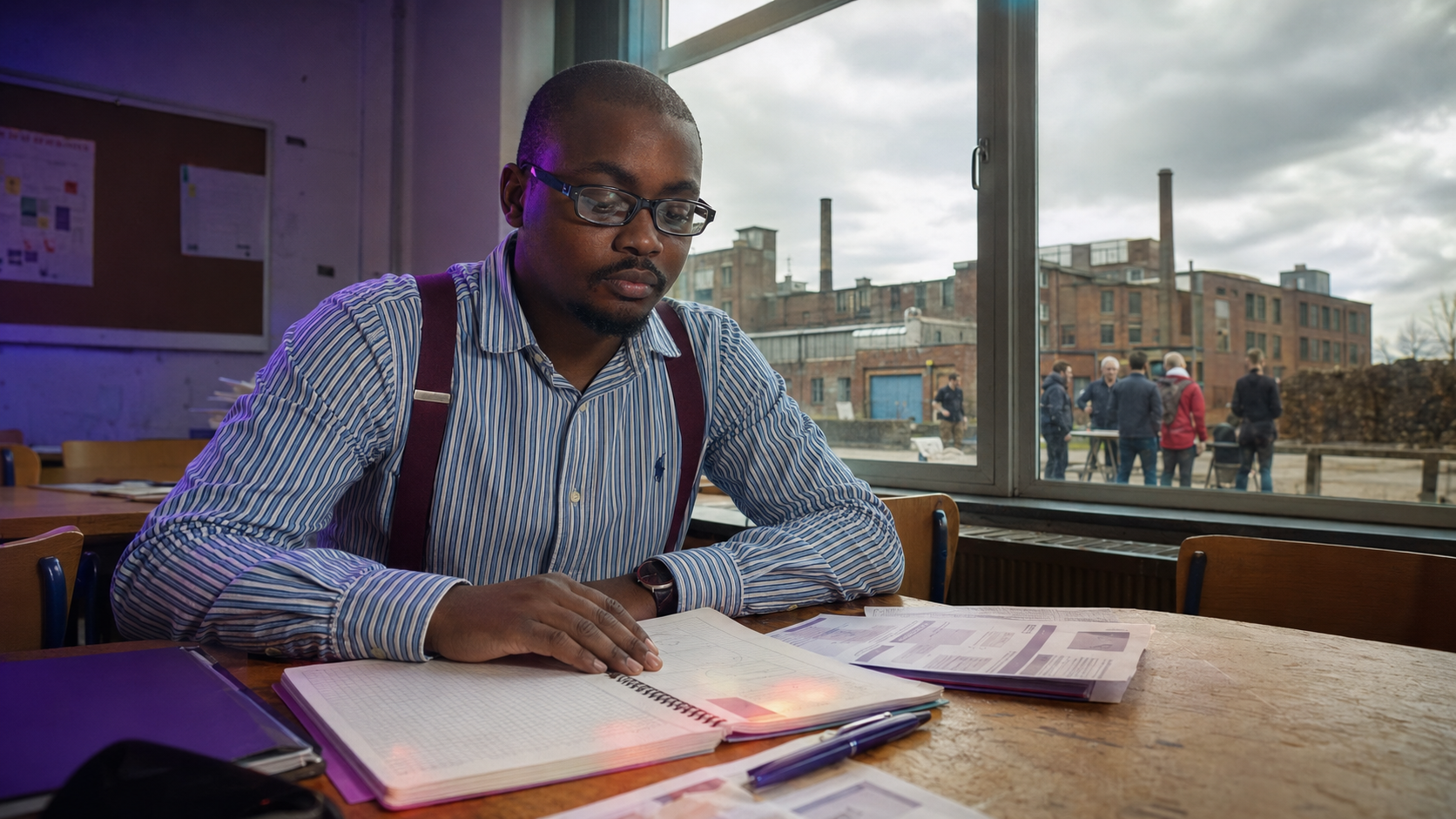 Jeune homme découvrant l’économie sociale